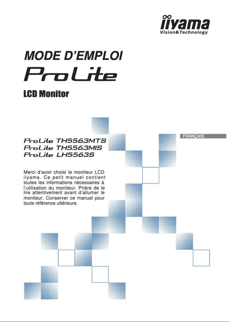 Página nº 1 - Manual de usuario Iiyama ProLite TH5563MIS