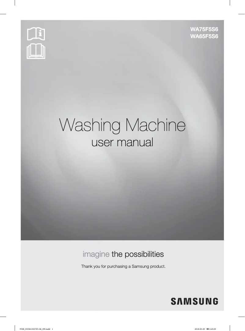 Imagen de la primera página del manual del dispositivo WA65F5S6DRW