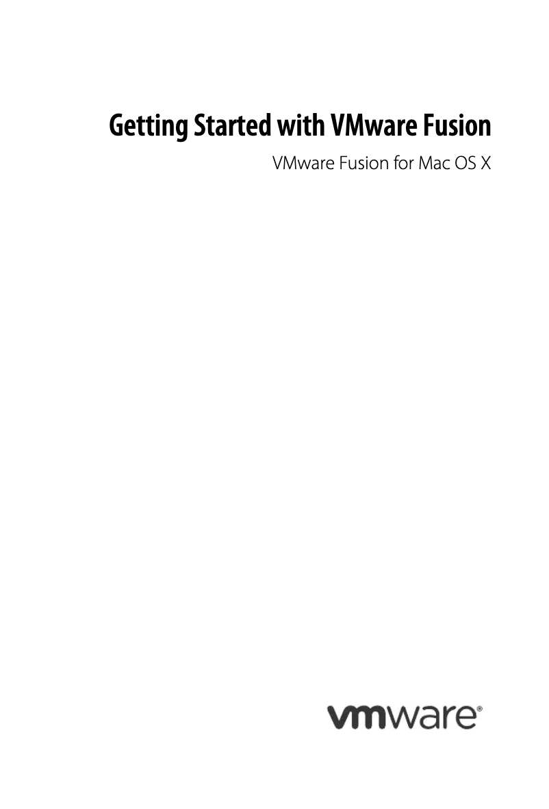 Imagen de la primera página del manual del dispositivo Fusion 3.0 (Mac)