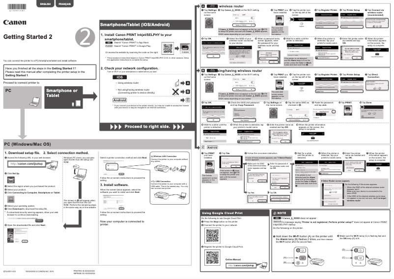 Página 1 del manual Manual de usuario Canon Pixma MG2940