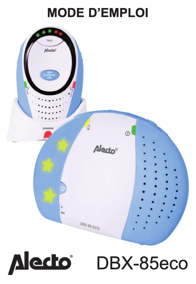 Página 1 del manual Manual de usuario Alecto DBX-85