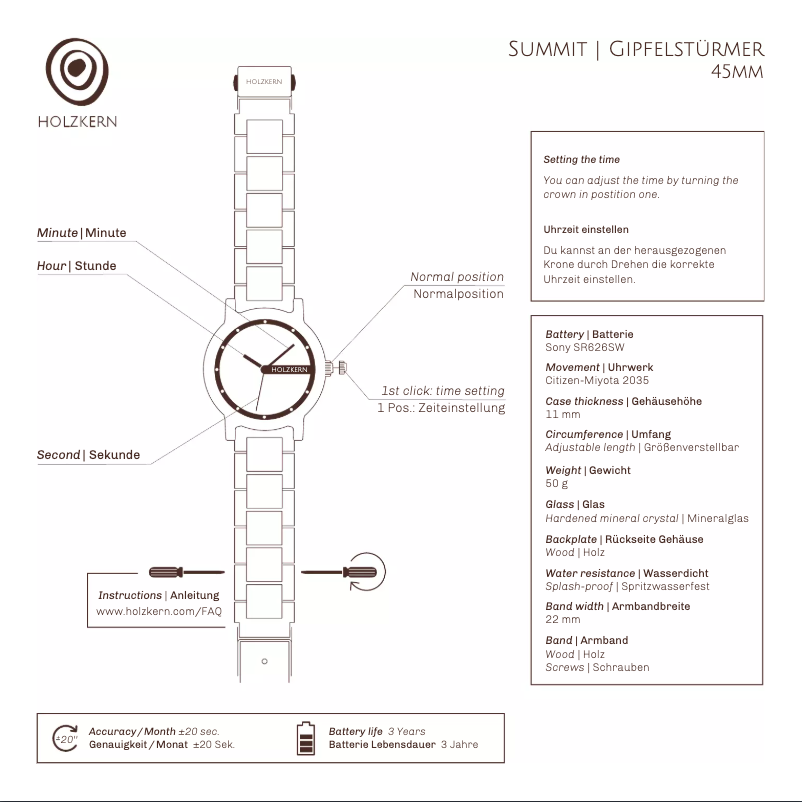 Página 1 del manual Manual de usuario Holzkern Elbrus