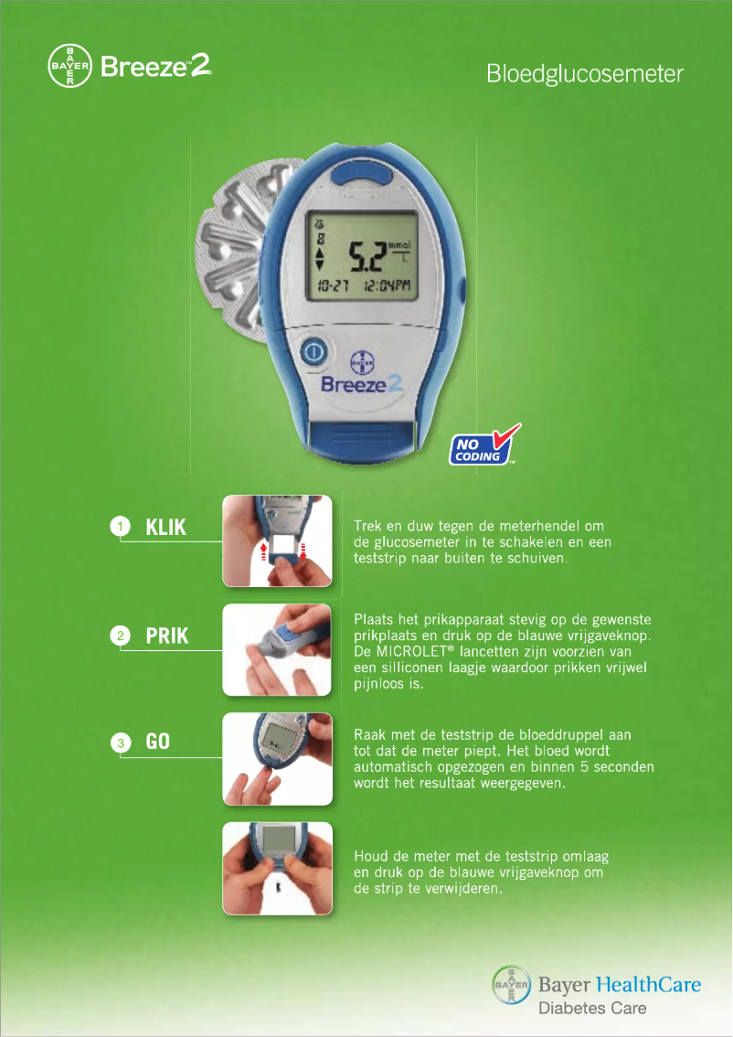 Página 1 del manual Manual de usuario Bayer Breeze 2