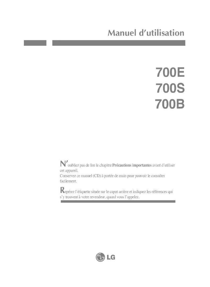 Imagen de la primera página del manual del dispositivo 700S