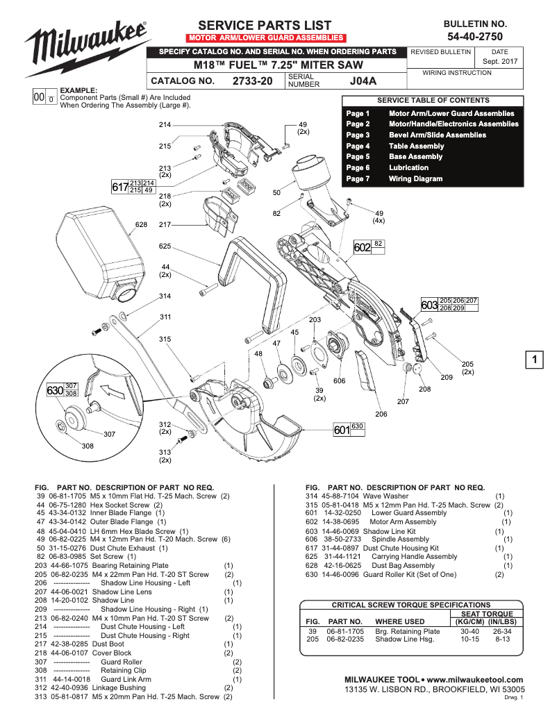 Página 1 del manual Manual de usuario Milwaukee 2733-20