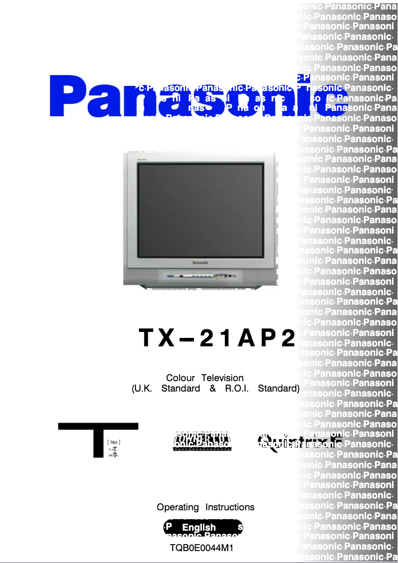 Página nº 1 - Manual de usuario Panasonic TX-21AP2