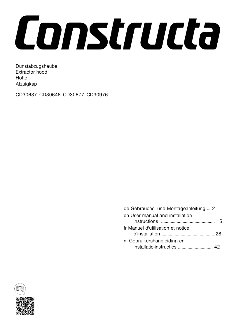 Imagen de la primera página del manual del dispositivo CD30646