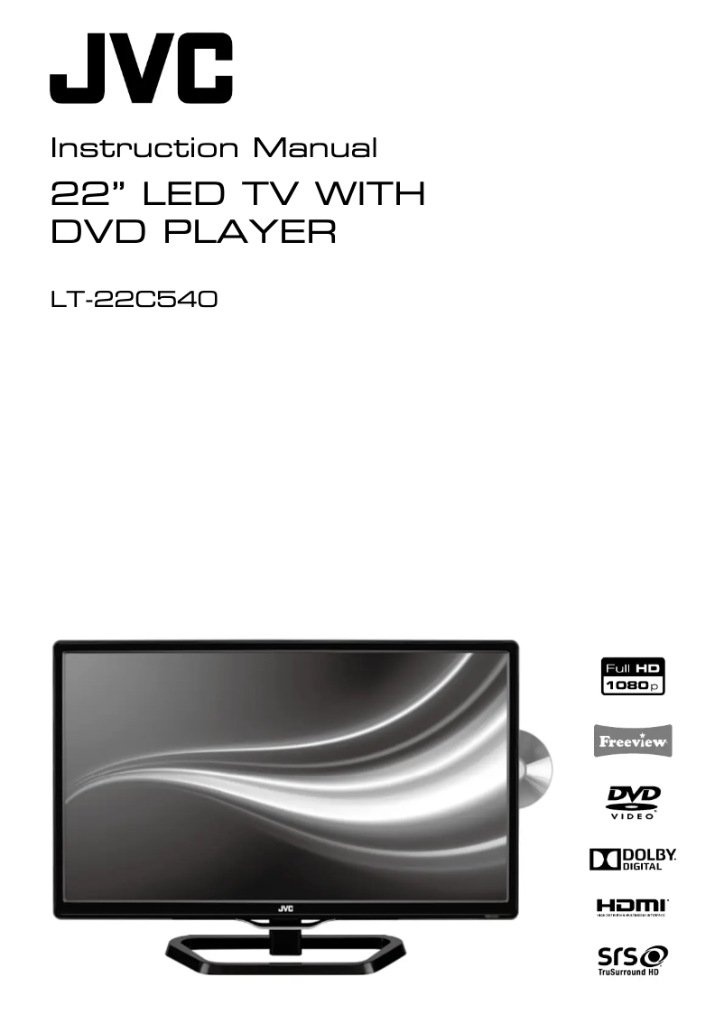 Página 1 del manual Manual de usuario JVC LT-22C540