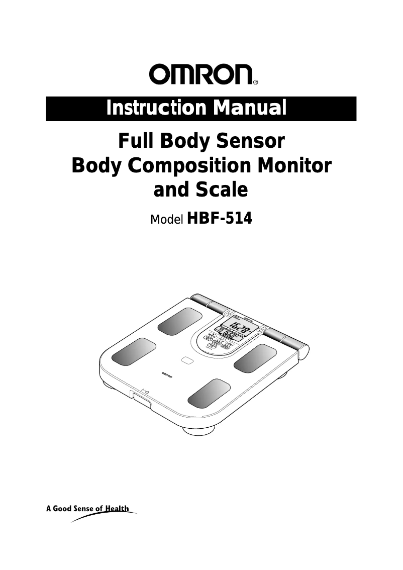 Imagen de la primera página del manual del dispositivo HBF-514C