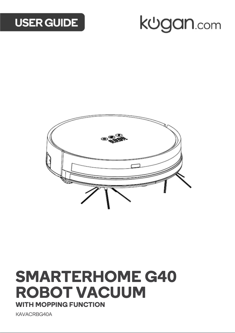 Imagen de la primera página del manual del dispositivo SmarterHome G40