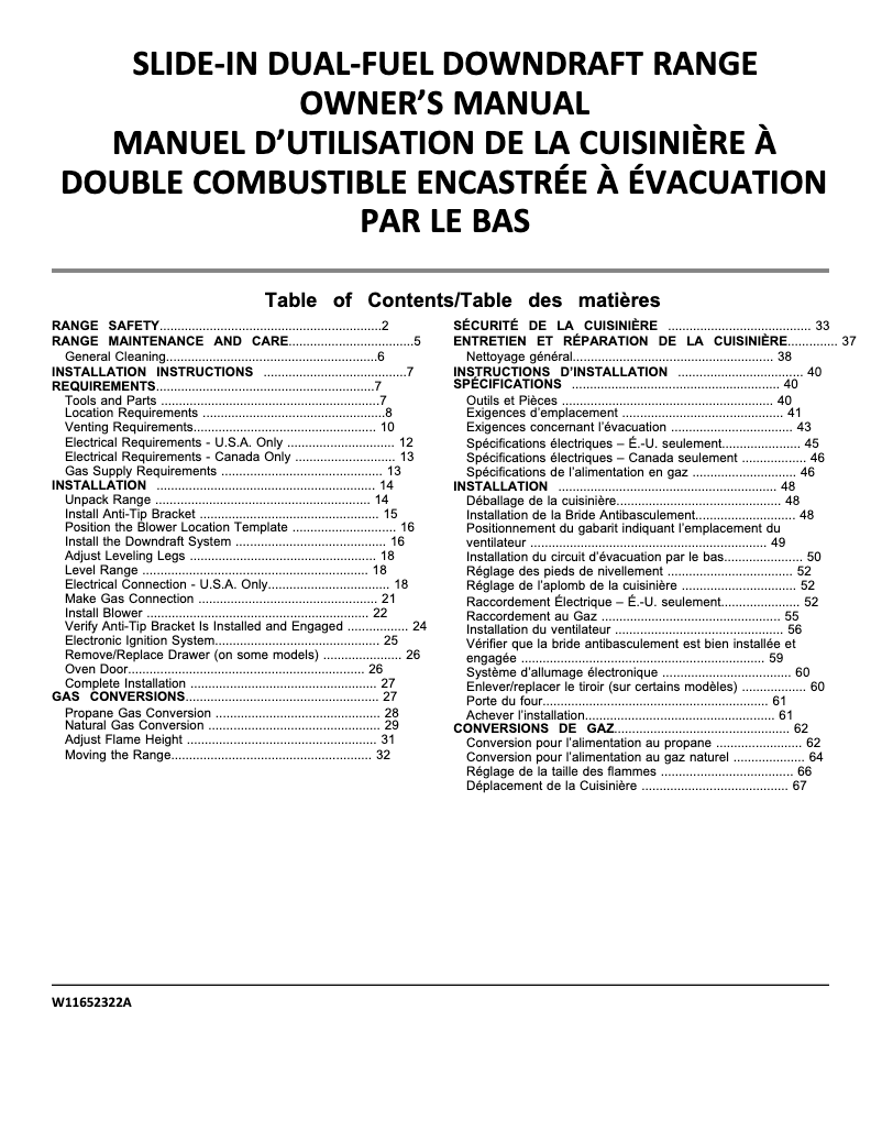 Página 1 del manual Manual de usuario Jenn-Air JDS1750ML