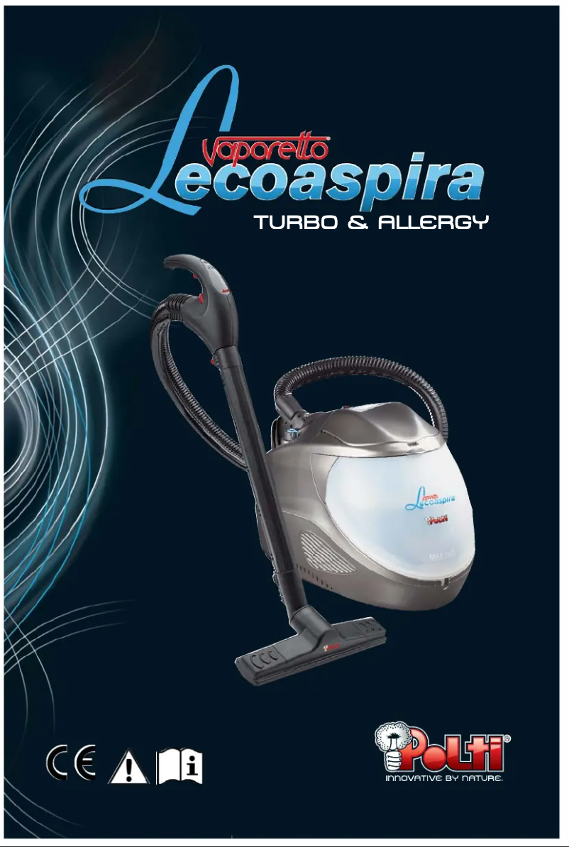 Imagen de la primera página del manual del dispositivo Vaporetto Lecoaspira Turbo & Allergy