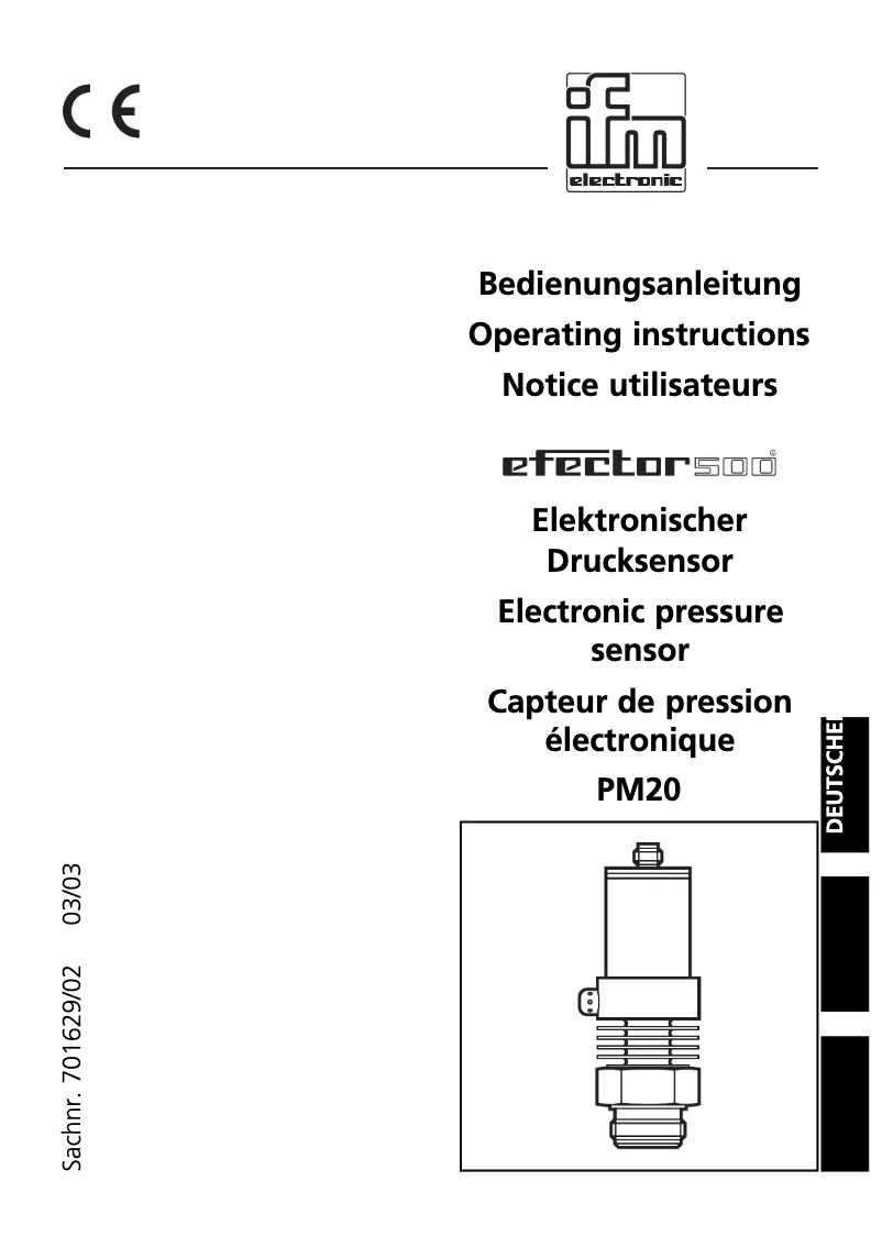 Imagen de la primera página del manual del dispositivo PM2066