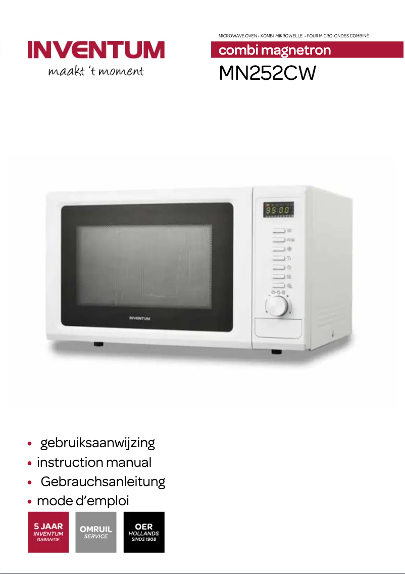 Imagen de la primera página del manual del dispositivo MN252CW