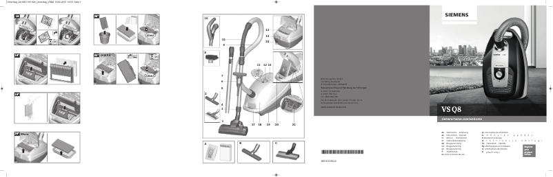 Imagen de la primera página del manual del dispositivo VSQ8SENM3