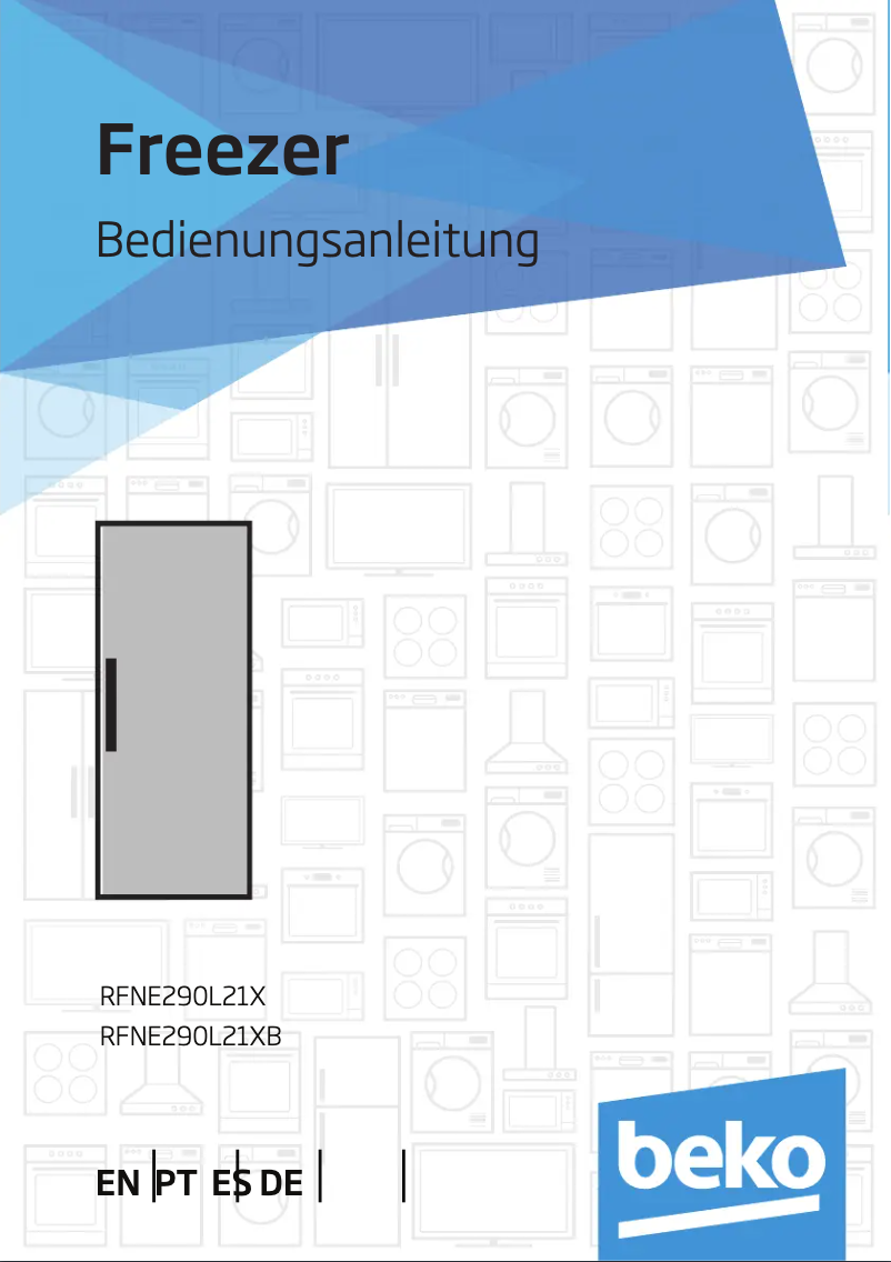 Imagen de la primera página del manual del dispositivo RFNE290L21XB