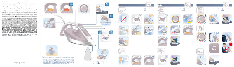 Página 1 del manual Manual de usuario Tefal Easygliss Plus FV5717