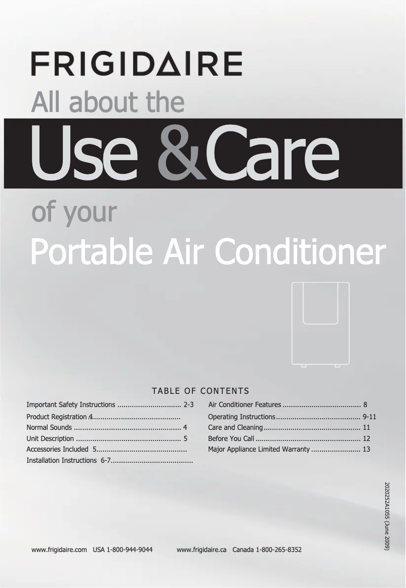 Imagen de la primera página del manual del dispositivo FRA09EPT1