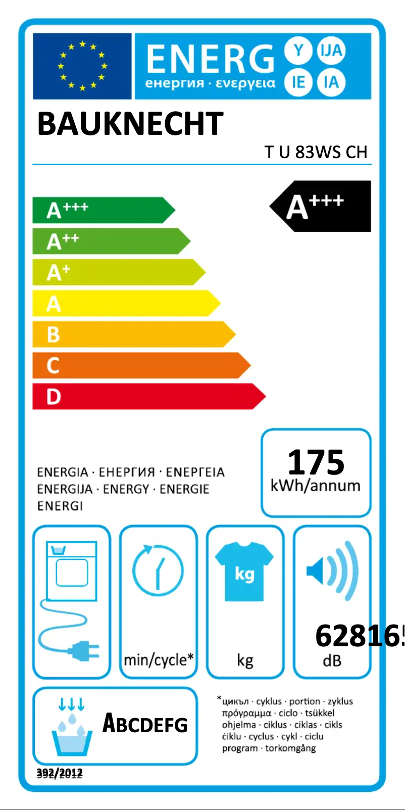 Imagen de la primera página del manual del dispositivo T U 83WS CH