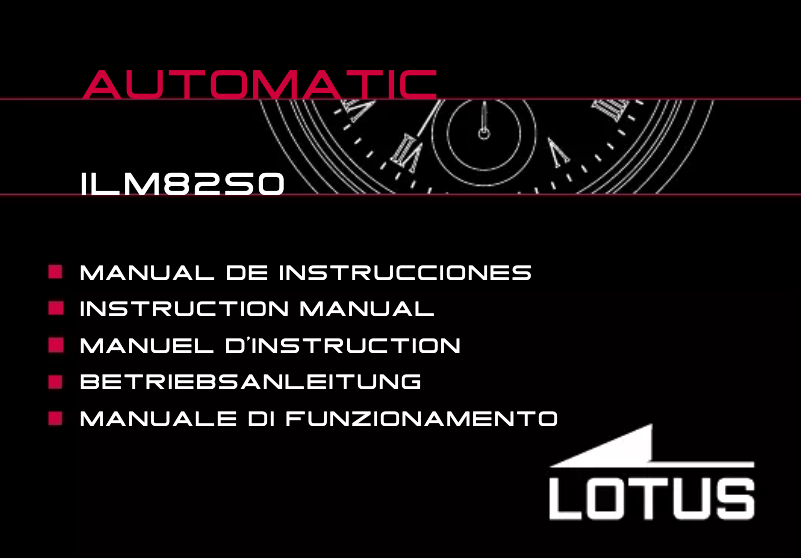 Imagen de la primera página del manual del dispositivo 18537