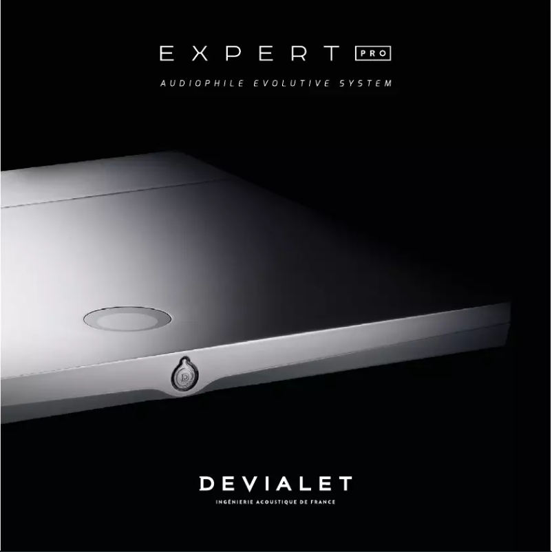 Imagen de la primera página del manual del dispositivo Expert 140 Pro