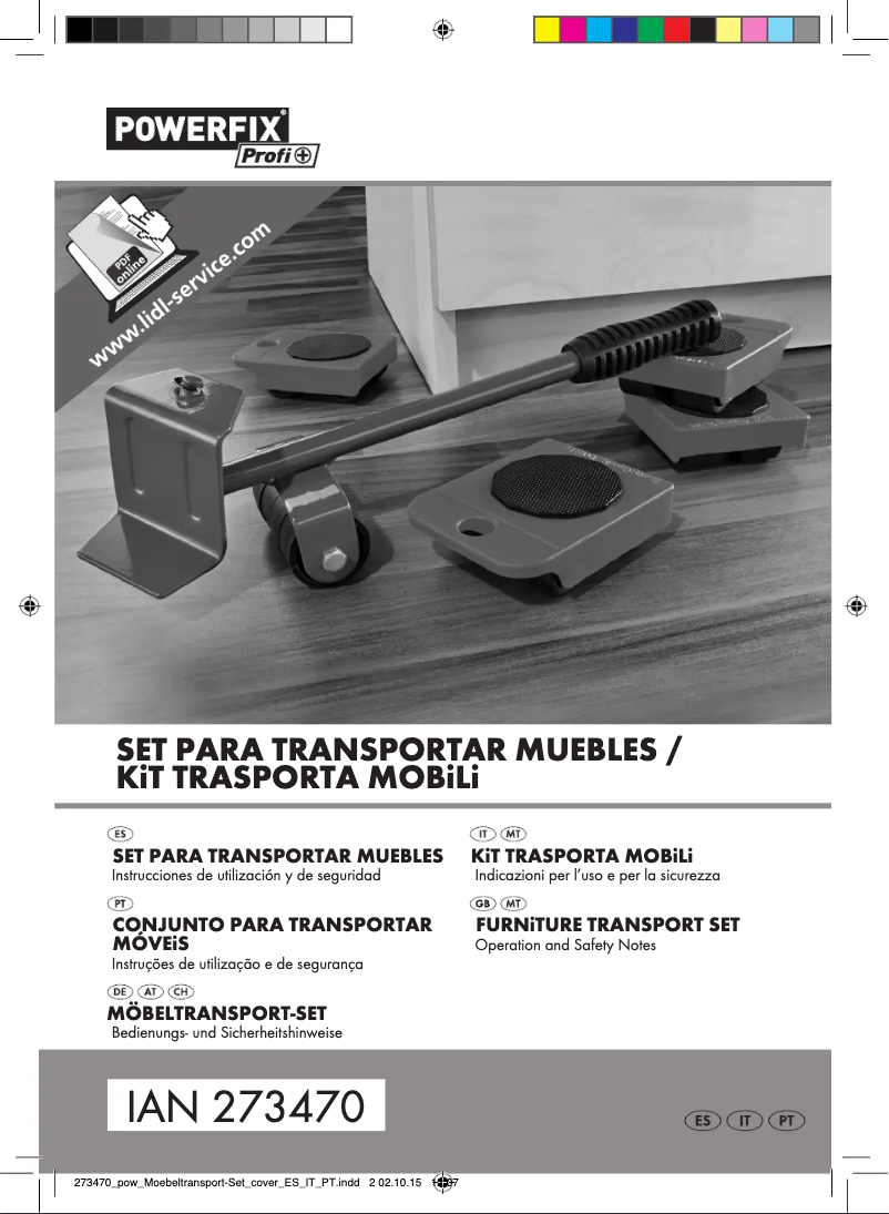 Imagen de la primera página del manual del dispositivo IAN 273470