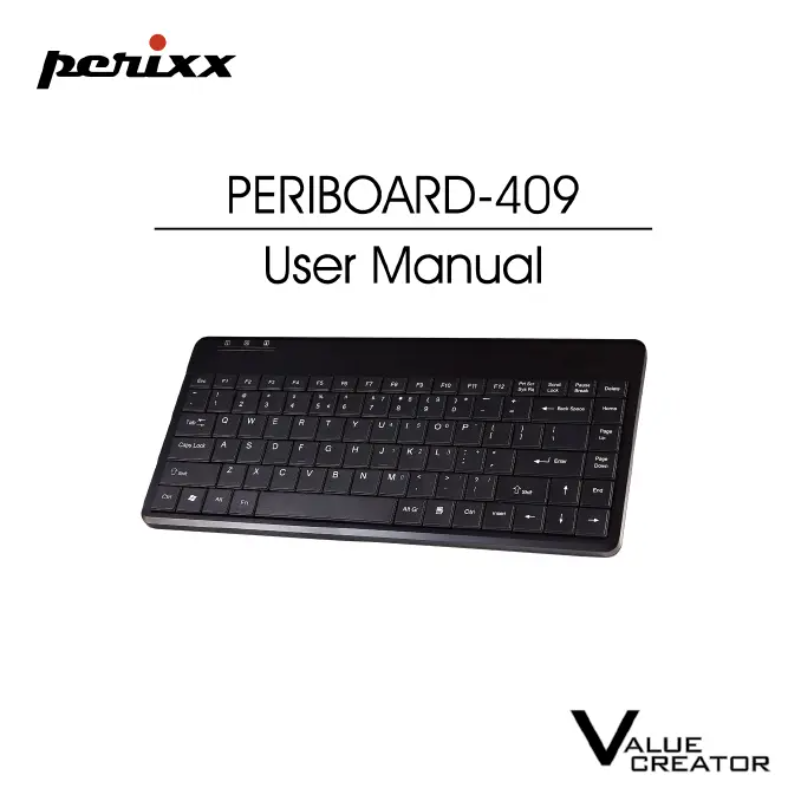 Imagen de la primera página del manual del dispositivo PERIBOARD-609