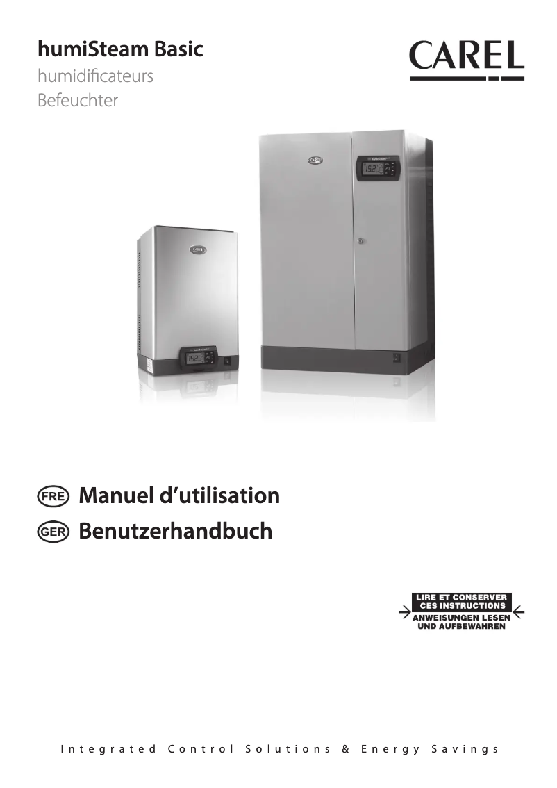 Página 1 del manual Manual de usuario Carel humiSteam Basic