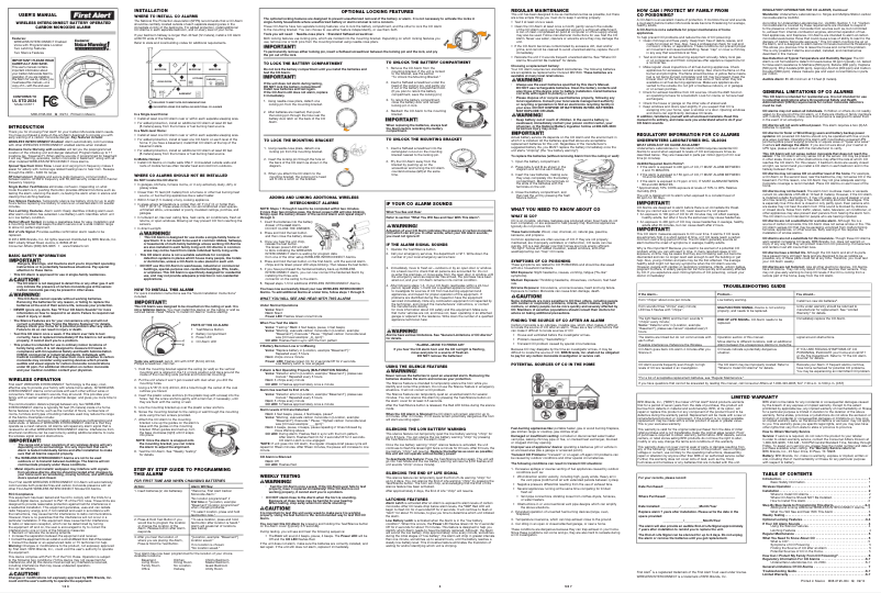 Imagen de la primera página del manual del dispositivo CO511B
