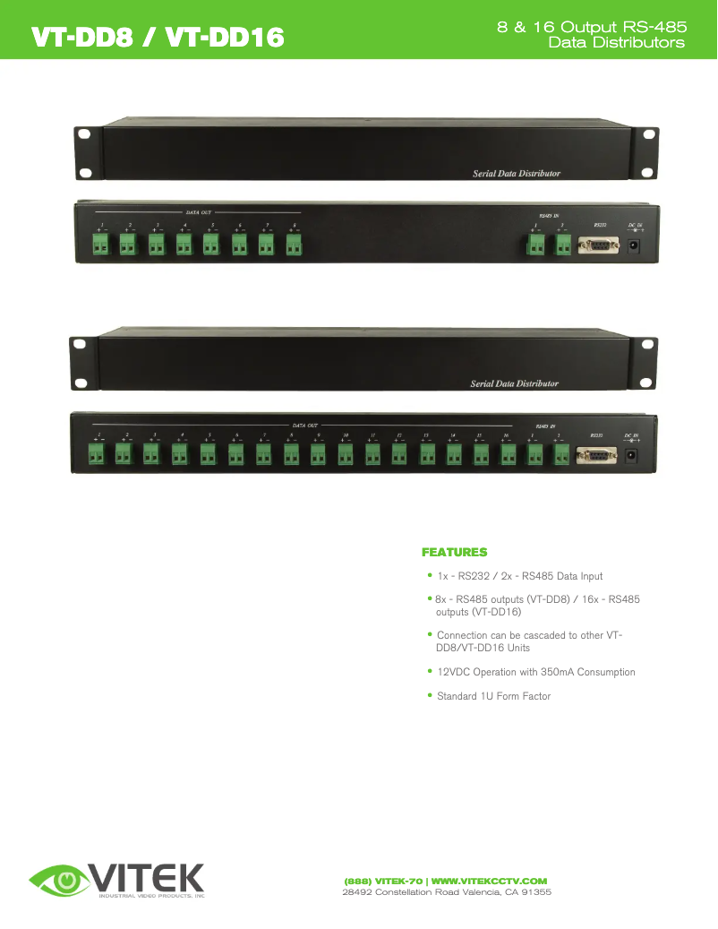 Página 1 del manual Manual de usuario Vitek VT-DD8