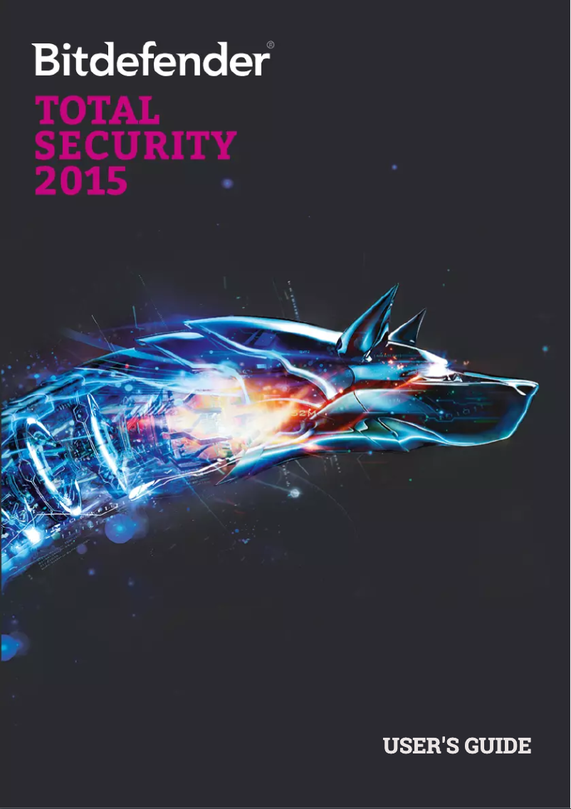 Imagen de la primera página del manual del dispositivo Total Security 2015