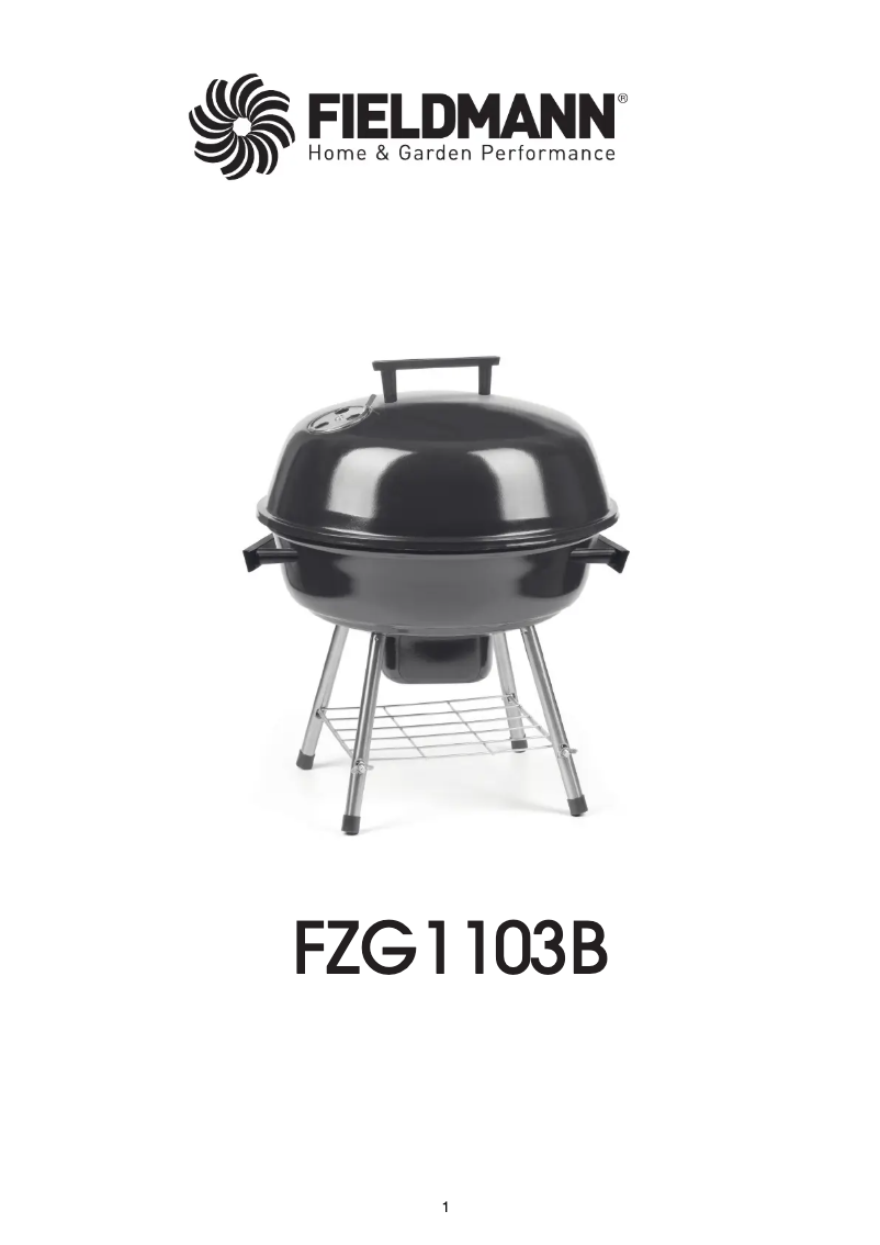 Página 1 del manual Manual de usuario Fieldmann FZG 1103B