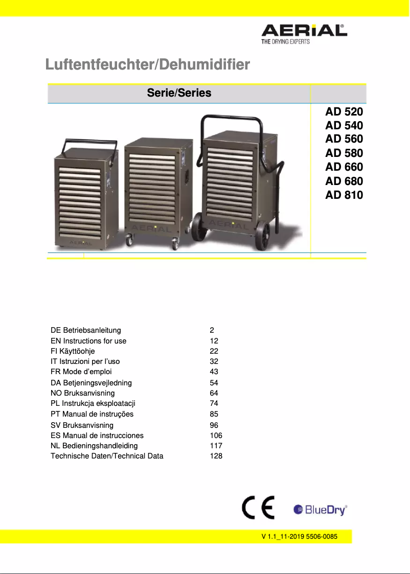 Página nº 1 - Manual de usuario Aerial AD 660