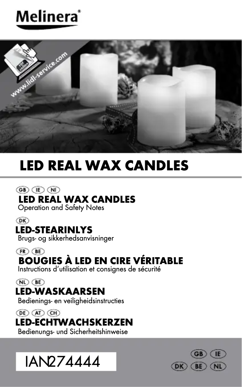 Imagen de la primera página del manual del dispositivo IAN 274444