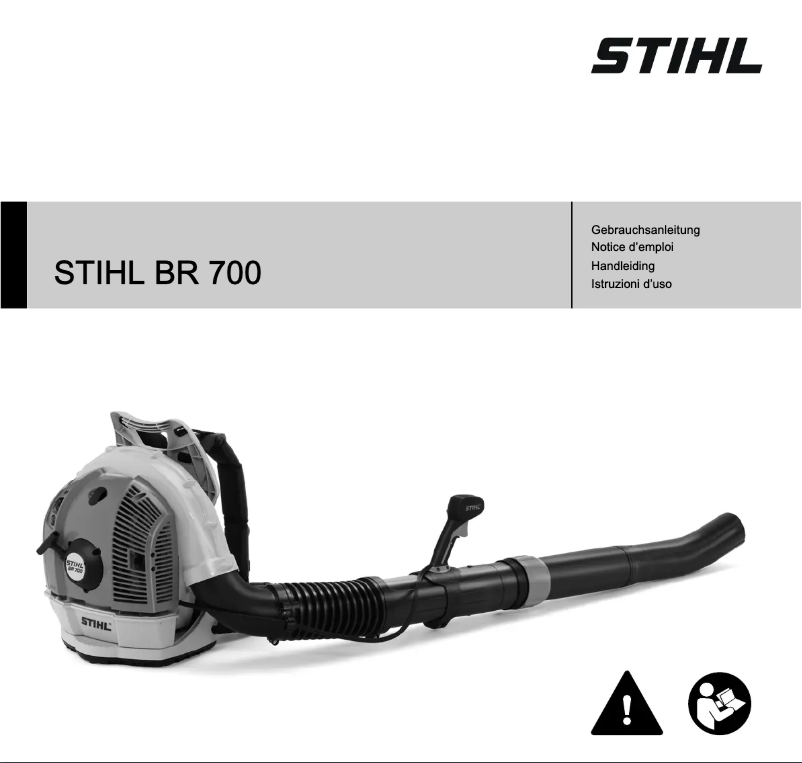 Página 1 del manual Manual de usuario Stihl BR 700