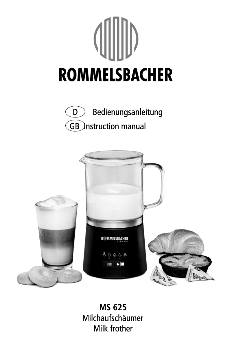 Página 1 del manual Manual de usuario Rommelsbacher MS 625