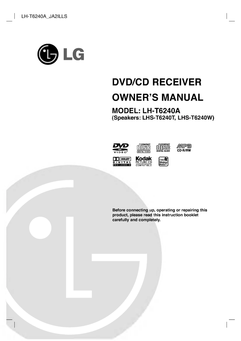 Página nº 1 - Manual de usuario LG LH-T6240A