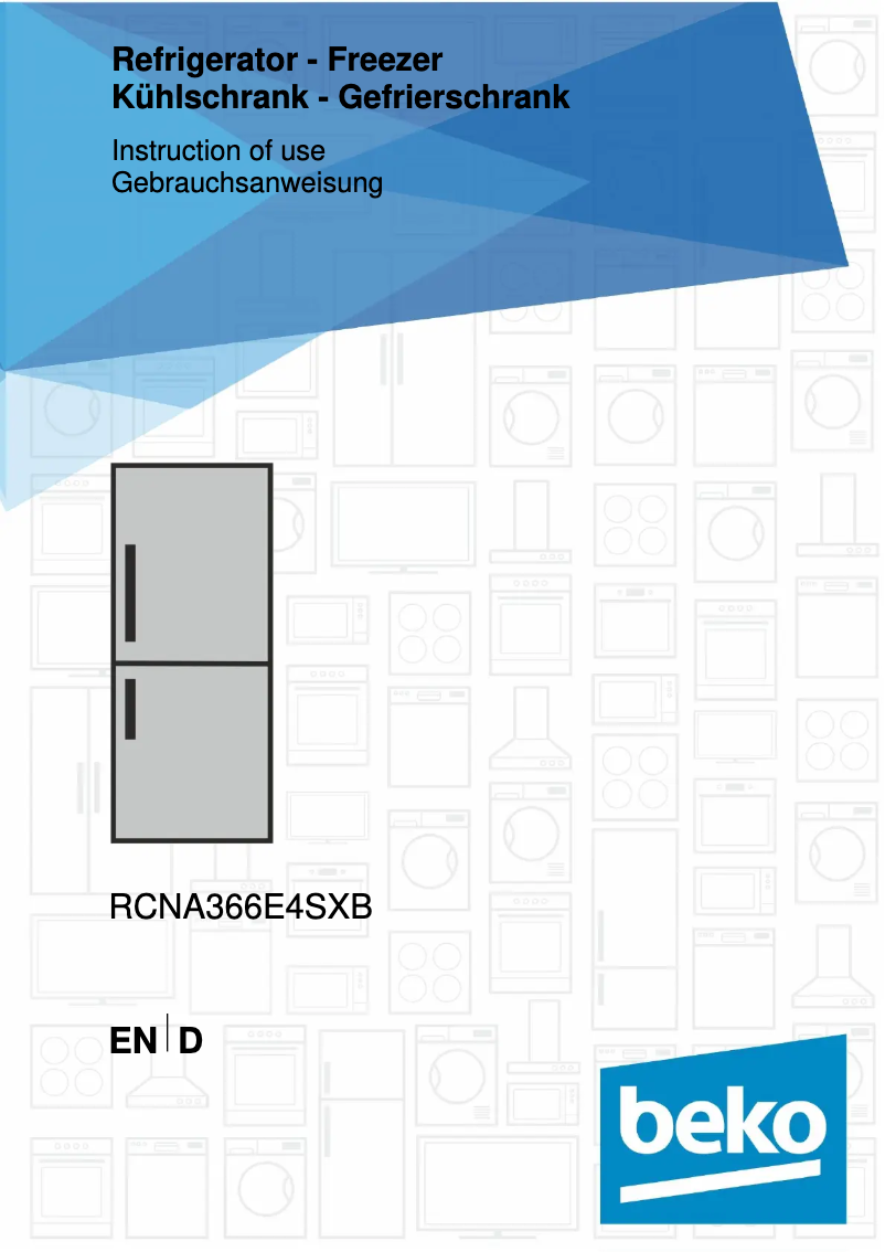 Imagen de la primera página del manual del dispositivo RCNA366E4SXB
