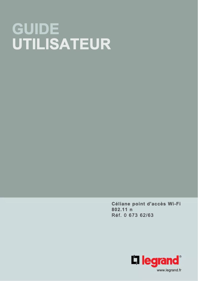 Imagen de la primera página del manual del dispositivo 067363