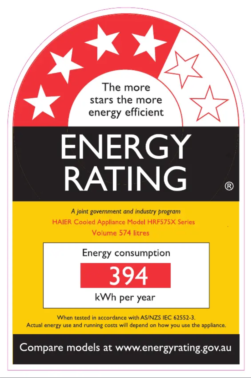 Imagen de la primera página del manual del dispositivo HRF575XHC