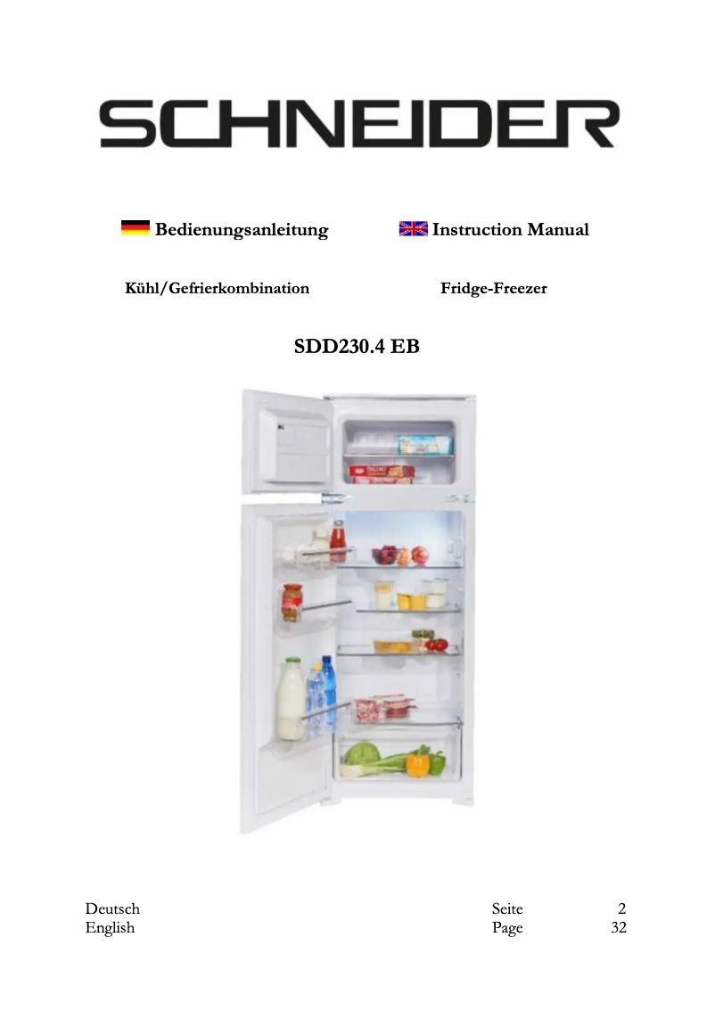 Página 1 del manual Manual de usuario Schneider SDD230.4 EB