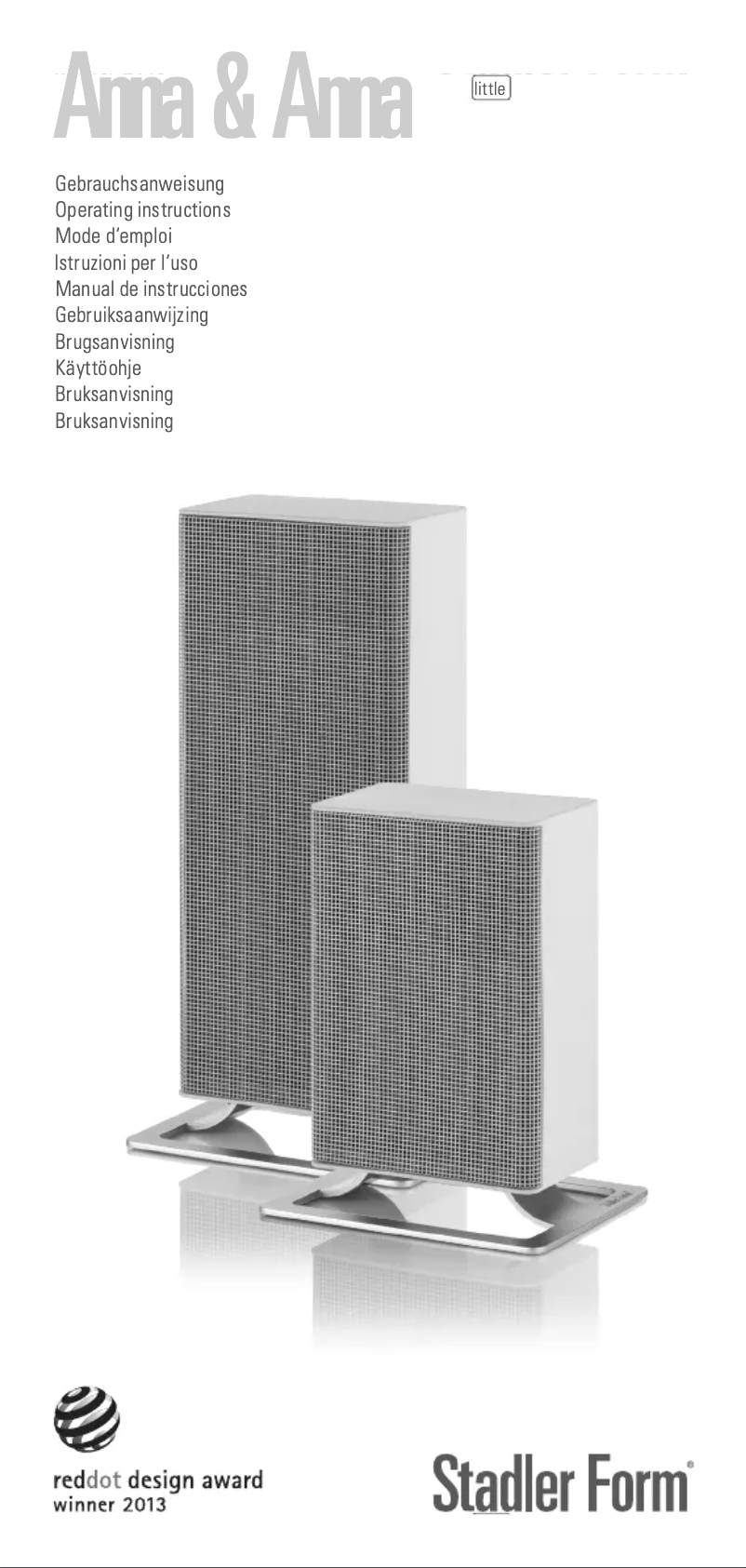 Página nº 1 - Manual de usuario Stadler Form Anna little A-031