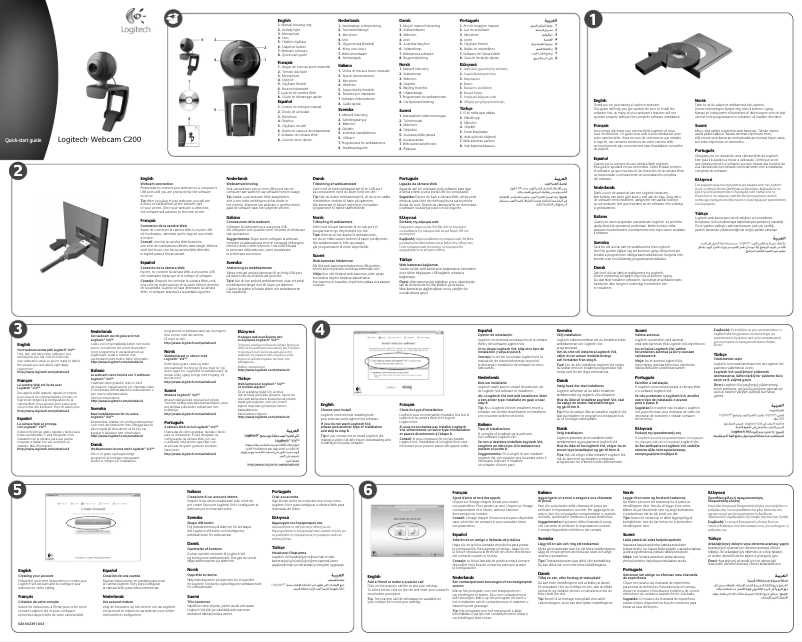 Página 1 del manual Manual de usuario Logitech C200