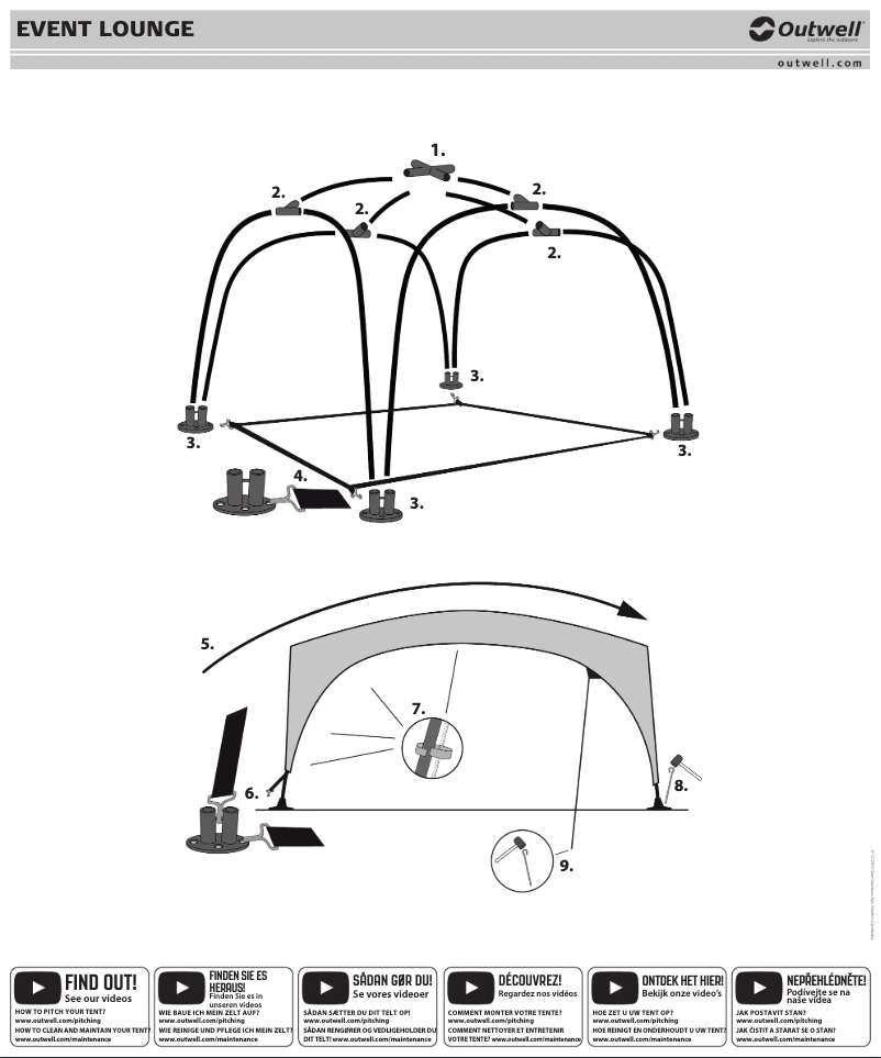 Imagen de la primera página del manual del dispositivo Event Lounge L