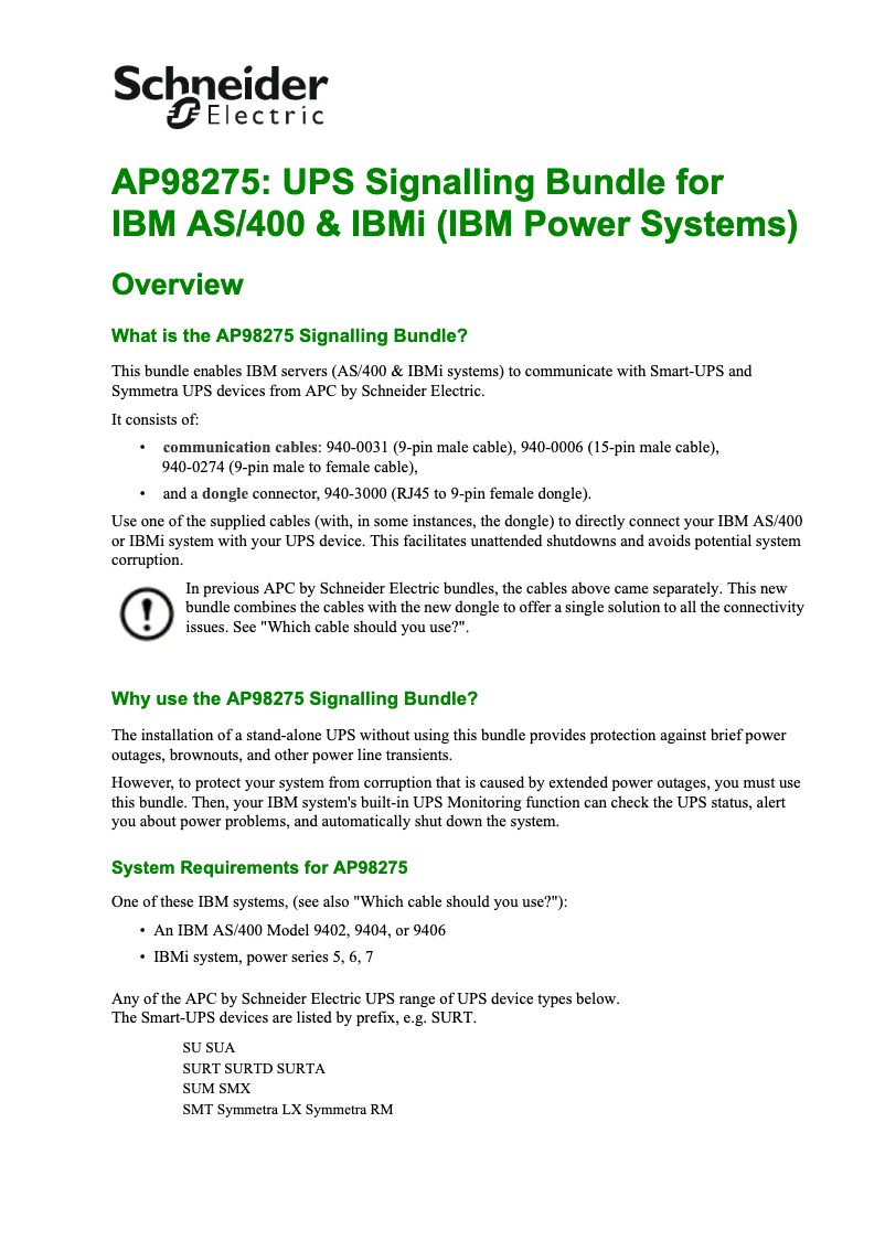 Página nº 1 - Manual de usuario APC AP98275