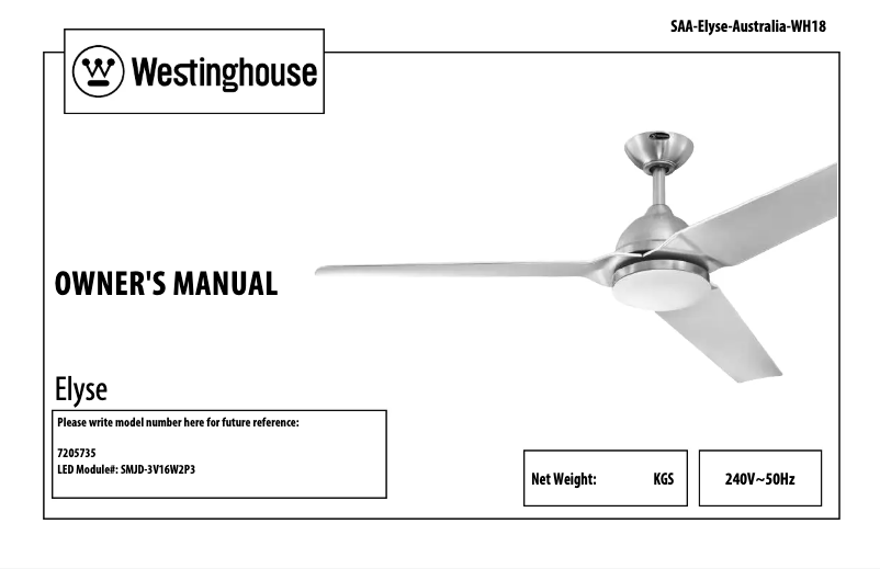 Imagen de la primera página del manual del dispositivo 7205735