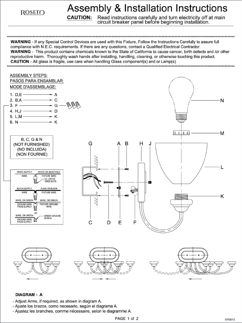 Imagen de la primera página del manual del dispositivo Stella PBF3827ABZ