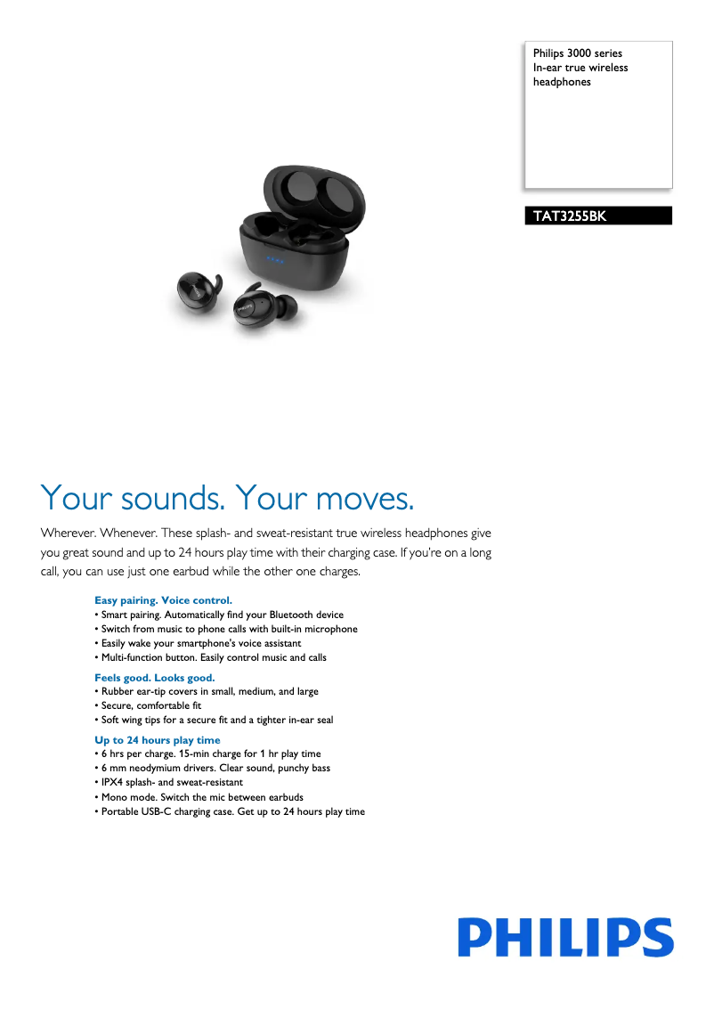 Imagen de la primera página del manual del dispositivo TAT3215