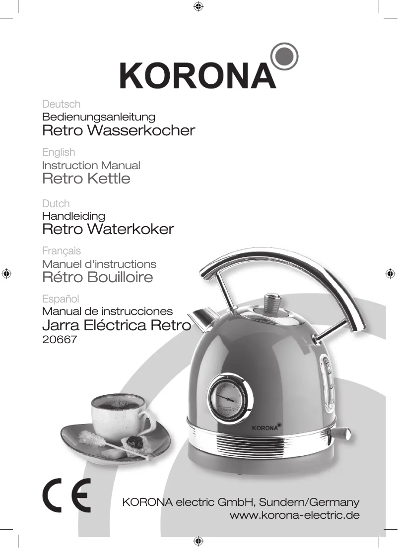 Imagen de la primera página del manual del dispositivo 20667