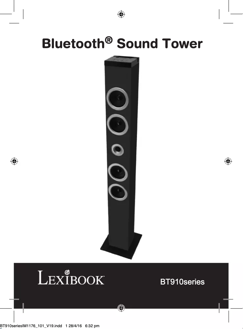 Página 1 del manual Manual de usuario Lexibook BT910